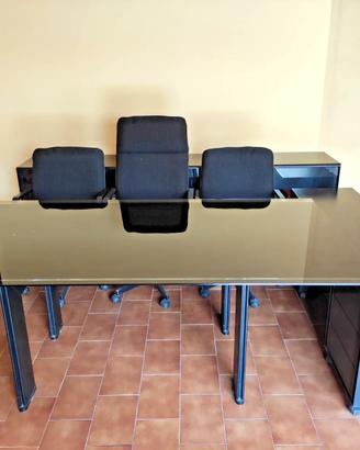 Set completo di Mobili per ufficio - Colore nero