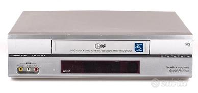 VIDEOREGISTRATORE LG 6 TESTINE STEREO FUNZIONANTE