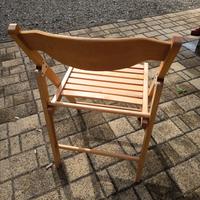 Sedia pieghevole in legno 