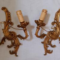 Coppia applique d'epoca 