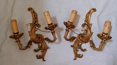 Coppia applique d'epoca 