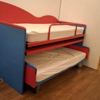 Letto a Castello estraibile