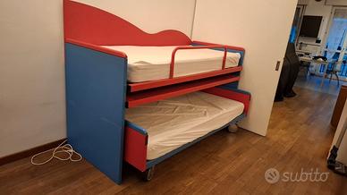 Letto a Castello estraibile