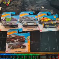 lotto n.4 macchinine nuove hot wheels,mattel