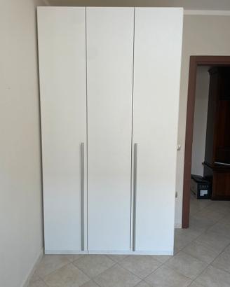 Armadio 3 ante bianco larice – L138-P60-H250
