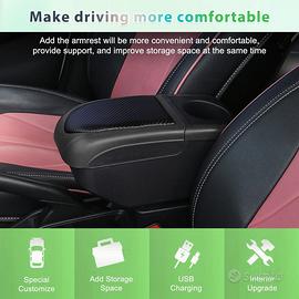 OYHCM Bracciolo Centrale Per Citroen Berlingo, Doppio Scomparto - Foto 5