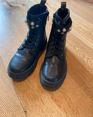 Stivaletti Friboo neri per bambina - tg. 34