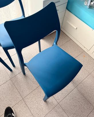 Set di 4 sedie polipropilene
