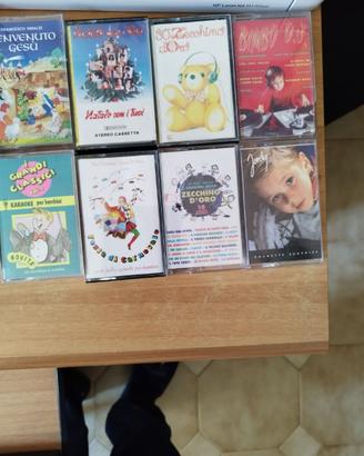 Musicassette Recite Natale, Zecchino d'Oro ecc.