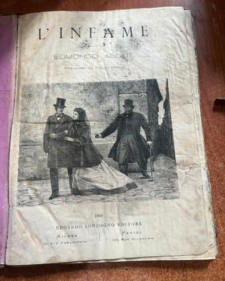 Libri Antichi - E.About - L’INFAME