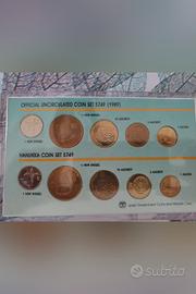 Set Divisionale monete Israele 1989 FDC