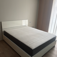 Letto matrimoniale contenitore + materasso