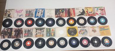 vinili 45"giri con copertina musica dance anni "80
