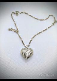 Collana in Argento 925 con Ciondolo a Cuore