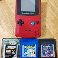 Lotto Nintendo Gameboy Color originale + 3 Giochi