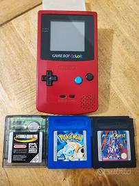 Lotto Nintendo Gameboy Color originale + 3 Giochi