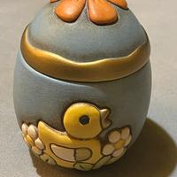 Portaoggetti uovo thun blu