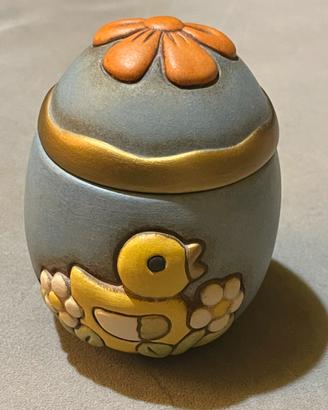 Portaoggetti uovo thun blu