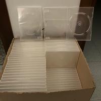 Cuatodie porta DVD/CD Trasparenti