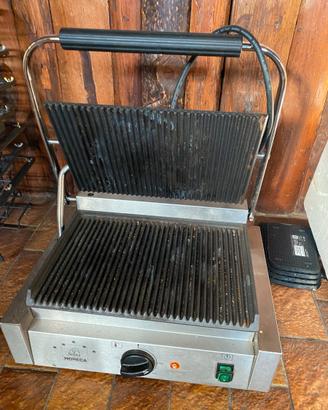 TOSTIERA PIASTRA RIGATA PANINI TOAST SELECT HORECA