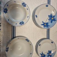 Servizio piatti in porcellana