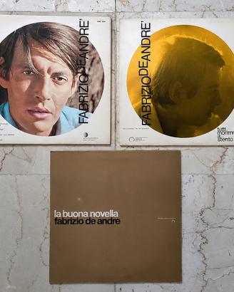 3 LP Fabrizio De André