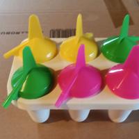 Stampo in plastica per ghiaccioli.