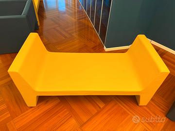 Panca/Divano design AKKA 2 posti Nahu – skay ocra