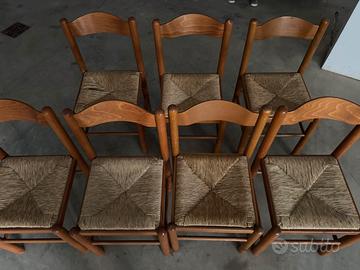 Sedie in legno massello