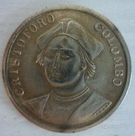 Medaglia Cristoforo Colombo Trans mare currunt