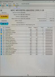 WD WD20EFRX 2TB con qualche settore riallocato