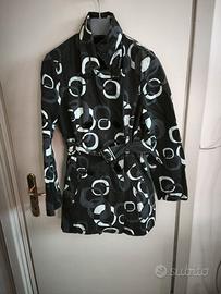 Trench donna fantasia cerchi anni 70