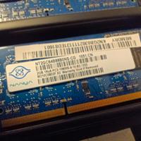 Moduli RAM 2x SODIMM DDR3 1333 MHz - Nanya 2GB 
