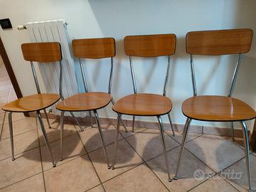 sedie in formica anni 60 vintage 