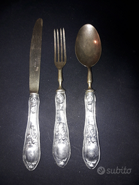 Posate antiche argento