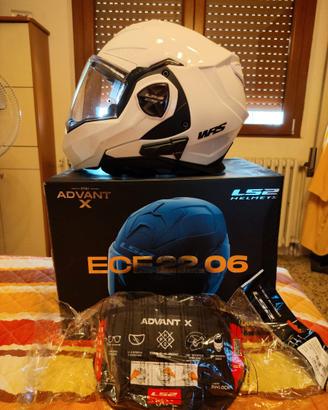 CASCO modulare LS2 ADVANT X BIANCO TAGLIA M