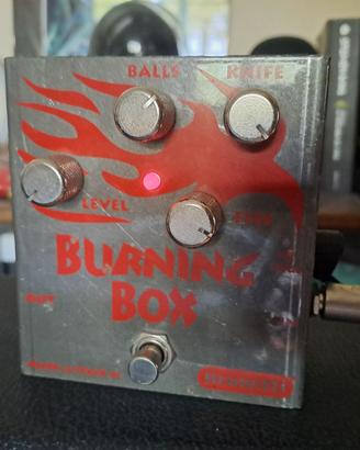 Brunetti Burning Box pedale distorto chitarra