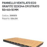 3 pannelli tetto ventilato e ritagli 
