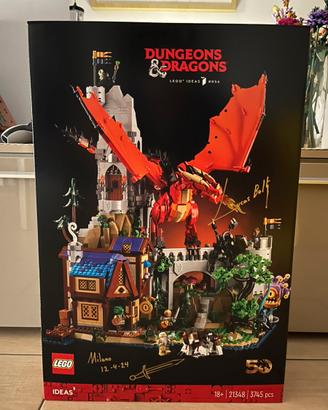 Set Lego 21348 Dungeons&Dragon signed