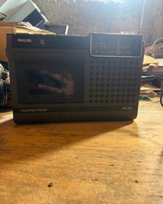 Philips AR060 Radioregistratore Vintage anni 80