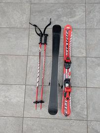 Sci e bastoncini 90cm bambino