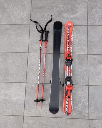 Sci e bastoncini 90cm bambino