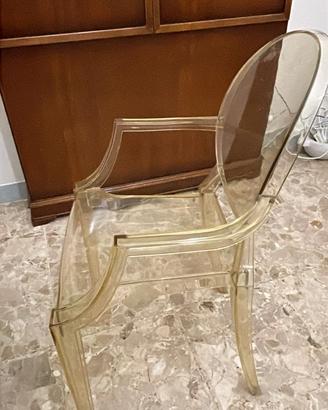 4 POLTRONCINE LOUIS GHOST KARTELL COLOR AVORIO – P