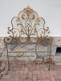 Testiera  letto singolo in Ferro battuto