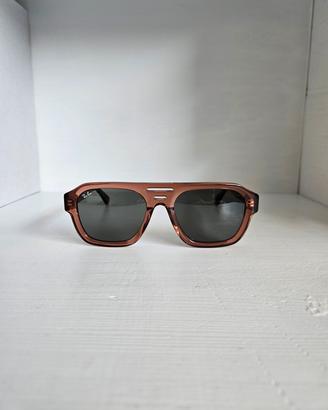 Occhiali Ray Ban Corrigan Trasparent Brown 