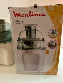 Centrifuga Moulinex Vitae JU2000 di colore bianco.
