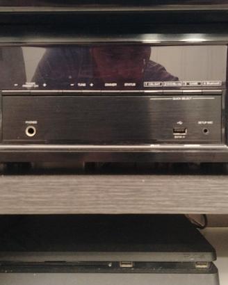 amplificatore e diffusori denon e Yahama