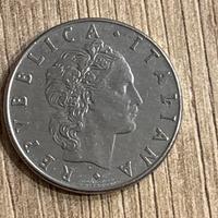 Banca d’Italia 50 lire dio vulcano anno 1976