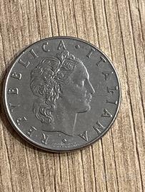 Banca d’Italia 50 lire dio vulcano anno 1976