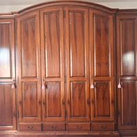 camera da letto in noce